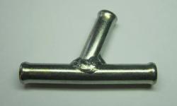 Трубка тройник Y-обр., угол 70, d 10*10*10 мм (Металл)