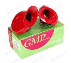 Сигнал звуковой 12 В (улитки) 410/510Гц 85 мм красный/черный GMP