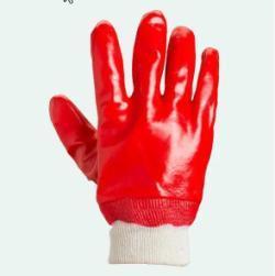 Перчатки Ladoni с обливом полным красные