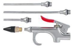 Пистолет продувочный с насадками в наборе, 5 предметов