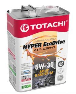 Масло моторное TOTACHI HYPER Ecodrive SP/GF-6A 5W-30 синтетическое 4 л E0304