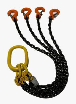 Строп цепной 4СЦ-13,2 т/8000 мм (NRLI-17,0 т, с крюками ограничителями)