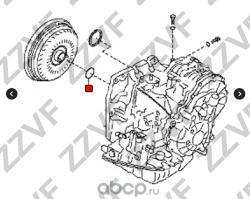 КОЛЬЦО УПЛОТНИТЕЛЬНОЕ АКПП NISSAN CUBE 315268E007