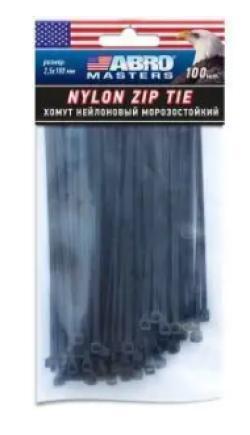 Хомут нейлоновый морозостойкий 4,8 х 450 мм 100 шт.  Abro