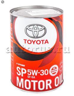 Масло моторное TOYOTA MOTOR OIL SP 5W-30 синтетическое 1 л 08880-13706