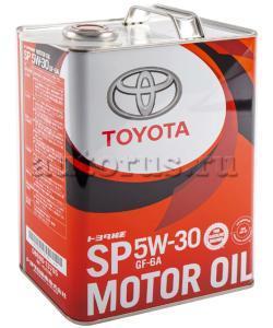 Масло моторное TOYOTA Motor oil SP/GF-6 5W-30 синтетическое 4 л 08880-13705