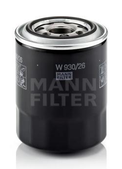 Фильтр масляный HYUNDAI H-1/Porter/KIA Carnival mot.2,5TD  MANN-FILTER W 930/26