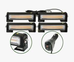 Проблесковая панель Lumen 40W COB 12-24V Amber 4шт