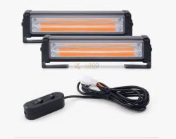 Проблесковая панель Lumen 20W COB 12-24V Amber 2шт