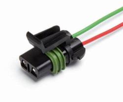 Разъем 15300027 (2pin) 2 контакта электродвигателя отопителя для а/м Lada (для а/м ВАЗ); вентилятора отопителя для Ford; сепаратора топливного фильтра