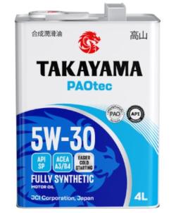 Масло Takayama  5/30 PAOtec A3/B4 SP синтетическое 4л (металл)