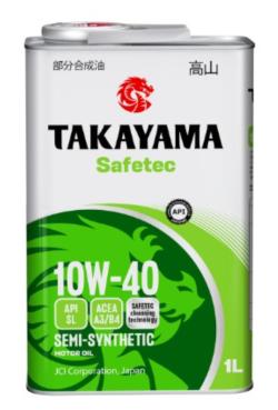 Масло моторное Takayama 10W-40 Safetec ACEA A3/B4 API SL 1л металл / 10W40