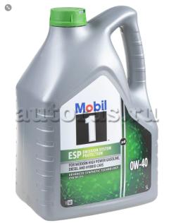 Масло моторное MOBIL 1 ESP X4 0W-40 синтетическое 5 л 157814