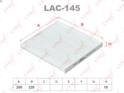 Фильтр салонный LAC-145 AVENSIS VERSO COROLLA