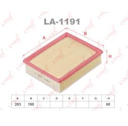 LA-1191 Фильтр воздушный LYNXauto HAVAL F7/F7x 