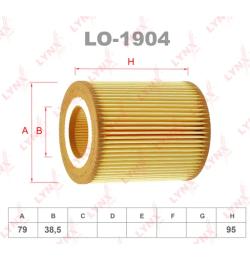 LO1904	Фильтр масляный LAND ROVER/JAGUAR / CITROEN/PEUGEOT 