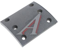 Накладка тормозной колодки SHAANXI SITRAK HOWO FAW передней (замена на WG9100440026) (короткая) OE  WG9100440027