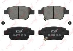 Колодки тормозные дисковые задние BD-7539 TOYOTA Avensis II/Corolla Verso 04->LYNXauto