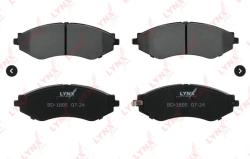 Колодки передние DAEWOO NEXIA KLETN1.5 16V 03-08 LYNXauto BD-1805