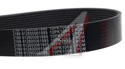 Ремень приводной поликлиновой 10PK1068 SHACMAN SHAANXI OE  612600061995