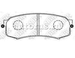 Колодки тормозные задние NIBK   TOYOTA/LEXUS/MITSUBISHI PN1243