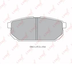 Колодки тормозные дисковые задние KIA SORENTO 2.4-3.5 02-> BD-4413