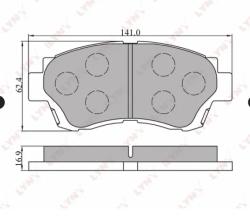 Колодки тормозные дисковые передние TOYOTA: CAMRY/CELICA/LS BD-7520