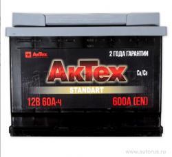 Аккумулятор АКТЕХ 60 А/ч обратная R+ 242x175x190 EN600 А