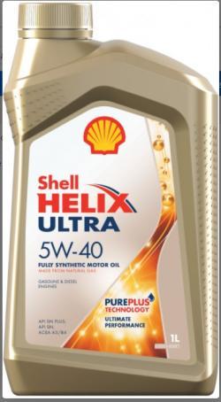 Масло моторное Shell Helix Ultra SP 5W40 синтетическое 1 л 550055904