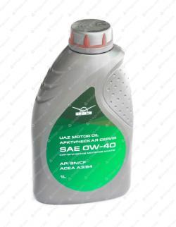 Масло моторное УАЗ MOTOR OIL 0W-40, НК 1л *