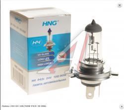 Лампа 24V H4 100/90W P43t-38 HNG   .  H4 АКГ 24-100+90-1 (H4)