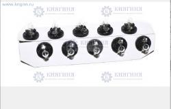 Лампа 12В  1.2 Вт BAX Black BX8.5d (с черным патроном)