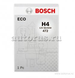 Лампа 12V H4 60/55W P43t BOSCH ECO 1 шт. картон 1 987 302 803