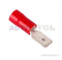 Разъем плоский изолированный MDV 1-187, папа, 0.8x4.7мм