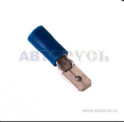Разъем плоский изолированный MDV 2-187, папа, 0.8x4.7мм
