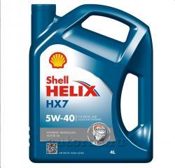 Масло SHELL Helix HX7 5W40 моторное полусинтетическое 4 л