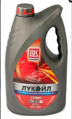 Масло Лукойл Супер SG/CD 10W40 моторное полусинтетическое 4 л