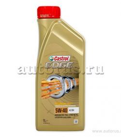 Масло CASTROL EDGE A3/B4 5W40 моторное синтетическое 1 л