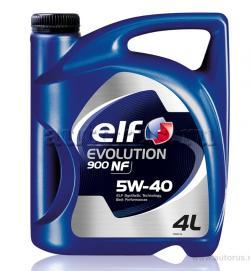 Масло ELF EVOLUTION 900 NF 5W40 моторное синтетическое 4 л