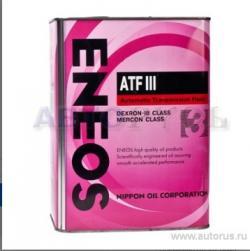 Масло транс. ENEOS ATF DEXRON III 4 л OIL1309