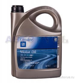 Масло GM Dexos 2 5W30 моторное синтетическое 5 л