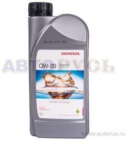 Масло HONDA Engine Oil 0W20 моторное синтетическое 1 л