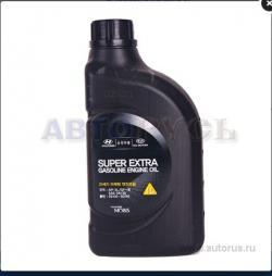 Масло HYUNDAI/KIA Super Extra Gasoline 5W30 моторное полусинтетика 1 л