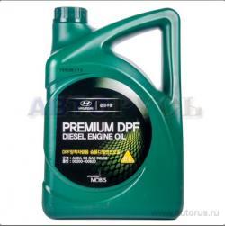 Масло HYUNDAI/KIA PREMIUM DPF Diesel 5W30 моторное синтетическое 6 л