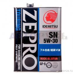 Масло IDEMITSU Zepro Touring SN/GF-5 5W30 моторное синтетическое 4 л