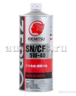 Масло IDEMITSU ZEPRO EURO SPEC 5W40 моторное синтетическое 1 л