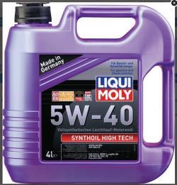 Масло LIQUI MOLY Synthoil High Tech 5W40 моторное синтетическое 4 л