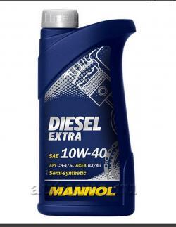 Масло MANNOL Diesel Extra 10W40 моторное полусинтетическое 1 л