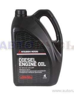 Масло MITSUBISHI Diesel Oil DL-1 5W30 моторное синтетическое 4 л