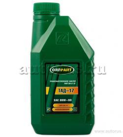 Масло транс. OILRIGHT ТАД-17 ТМ-5-18 минеральное 1 л 2547